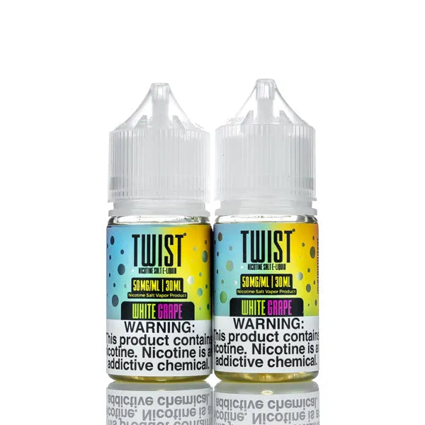 TWIST Salt E Liquid - White Grape - 60ml - Black Coral